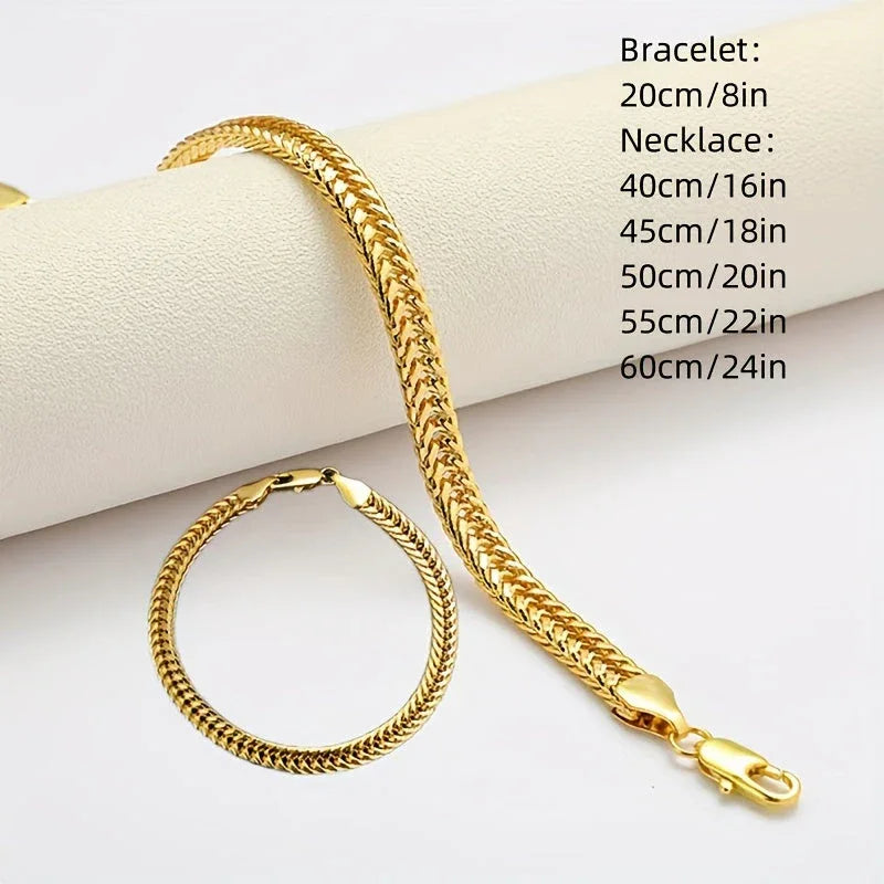 Luxury Fish Tail Necklace & Bracelet Set - MABEL LONDON