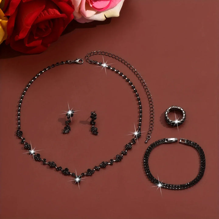 Lightweight Elegant 4-Piece Jewelry Set - MABEL LONDON