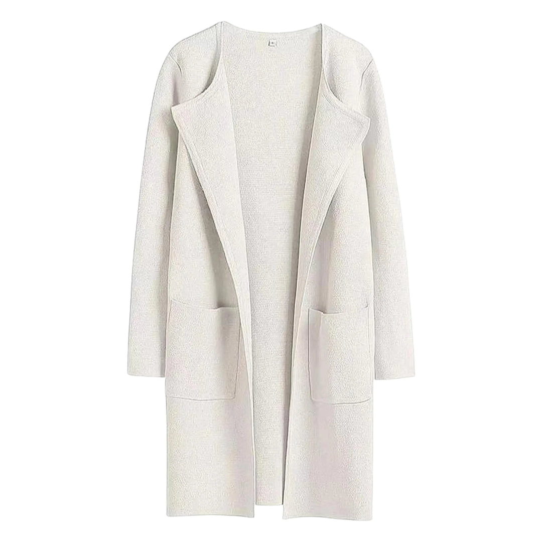VALENCIA™ - Casual Open Front Long Sleeve Jacket - MABEL LONDON