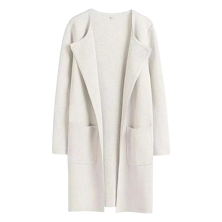 VALENCIA™ - Casual Open Front Long Sleeve Jacket - MABEL LONDON