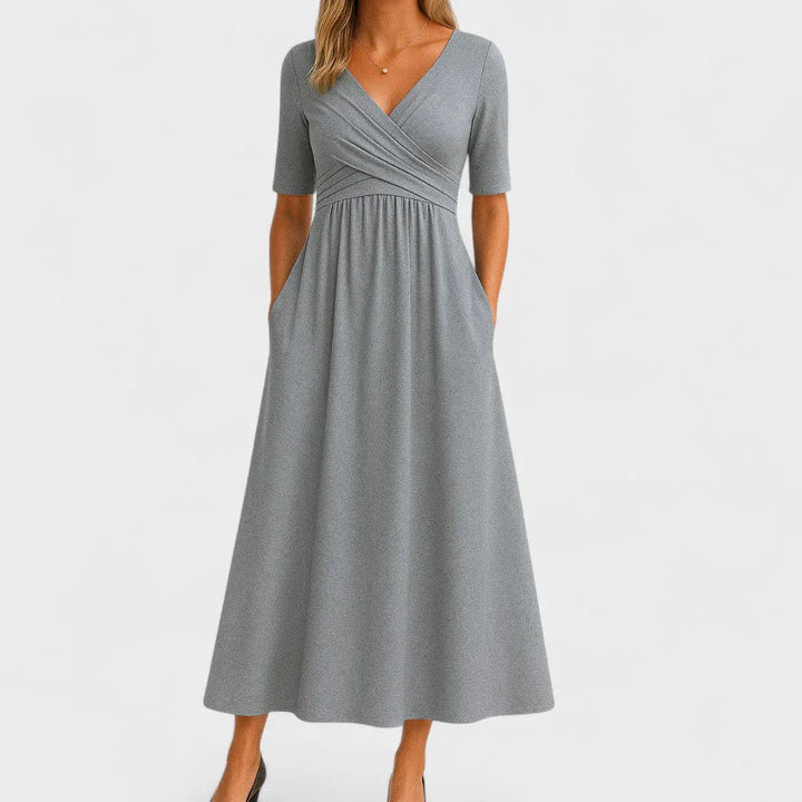 Ida | Elegant Midi Dress - MABEL LONDON