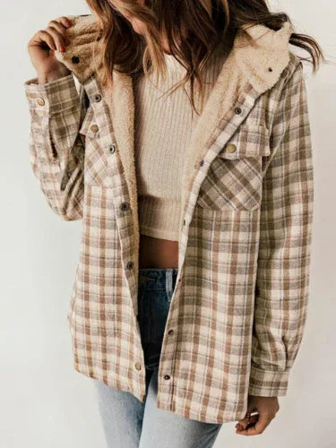 HANNAH™ - Chic Plaid Jacket - MABEL LONDON