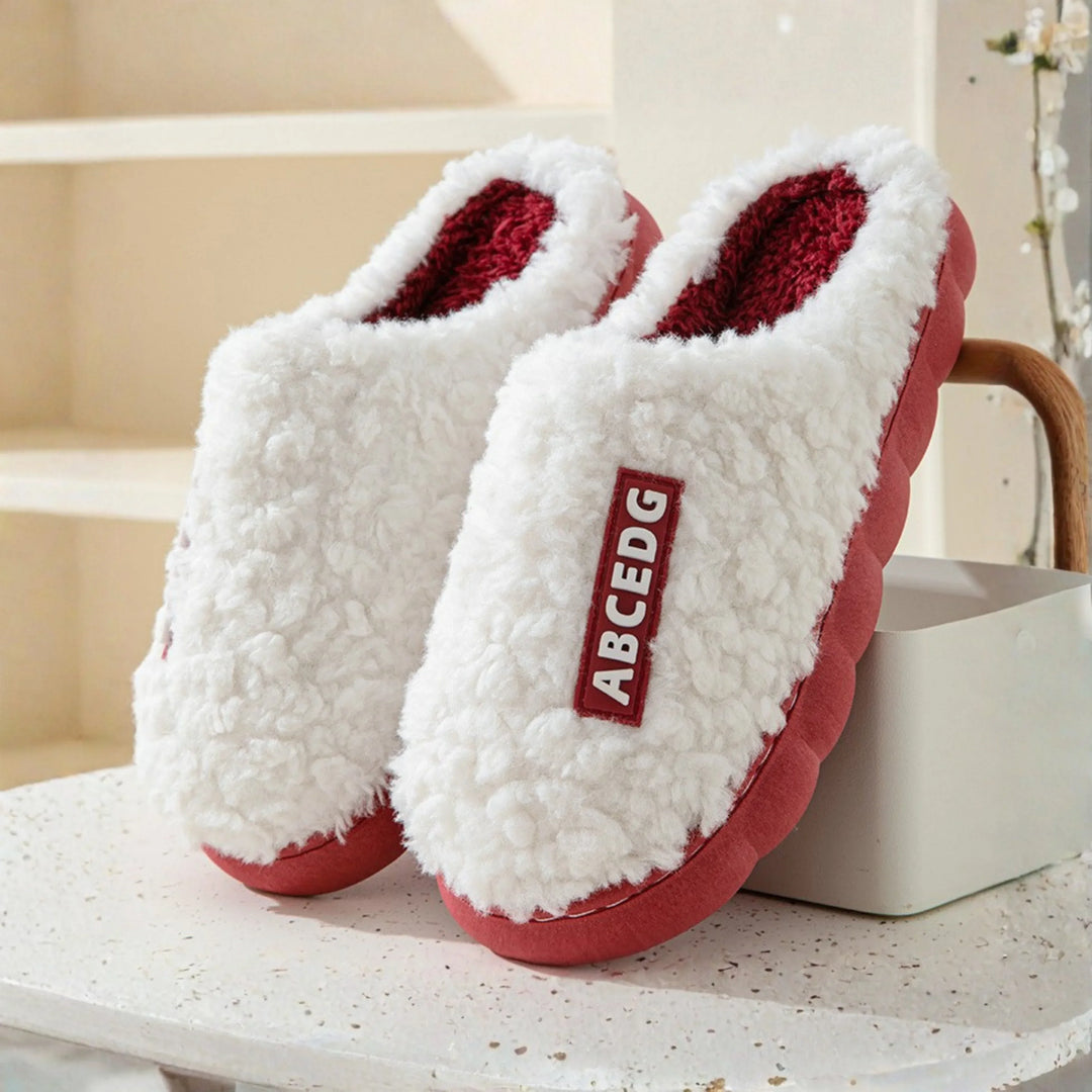 DAMINI™ - Comfy Fluffy Indoor Plush Non-Slip Slippers - MABEL LONDON
