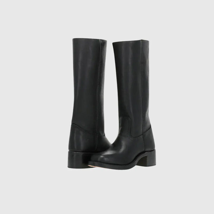 LERELIA | LEATHER KNEE-HIGH BOOTS - MABEL LONDON