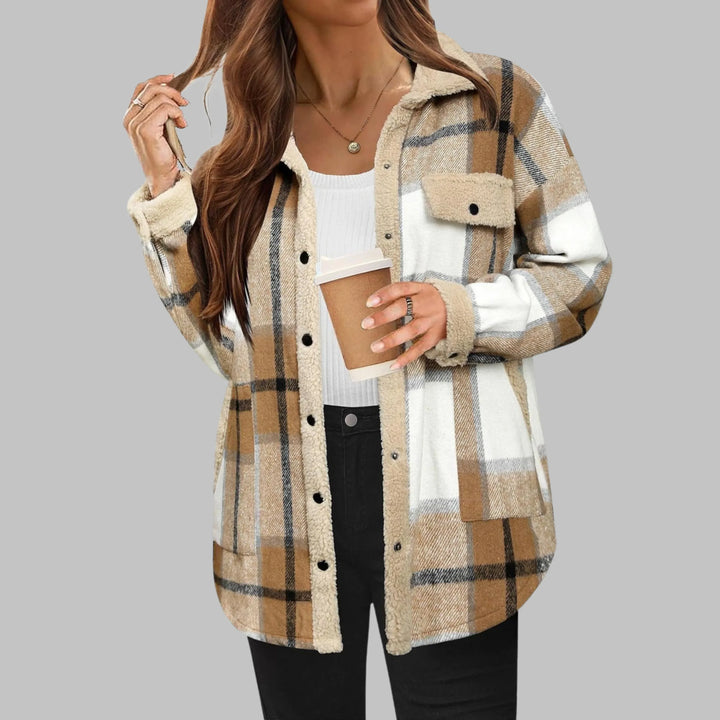 ZENY™ - Classic Long Sleeve Button Down Jacket - MABEL LONDON
