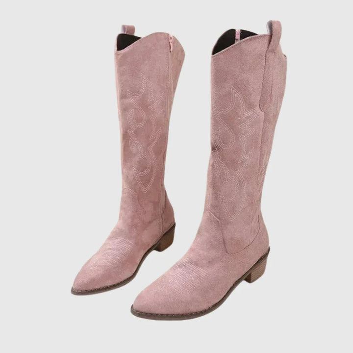 Valenne | Charm Leather Boots - MABEL LONDON