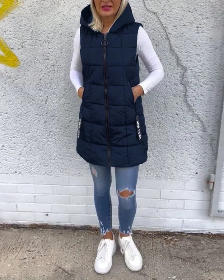 CELESTE™ - Sleeveless Puffer Jacket - MABEL LONDON