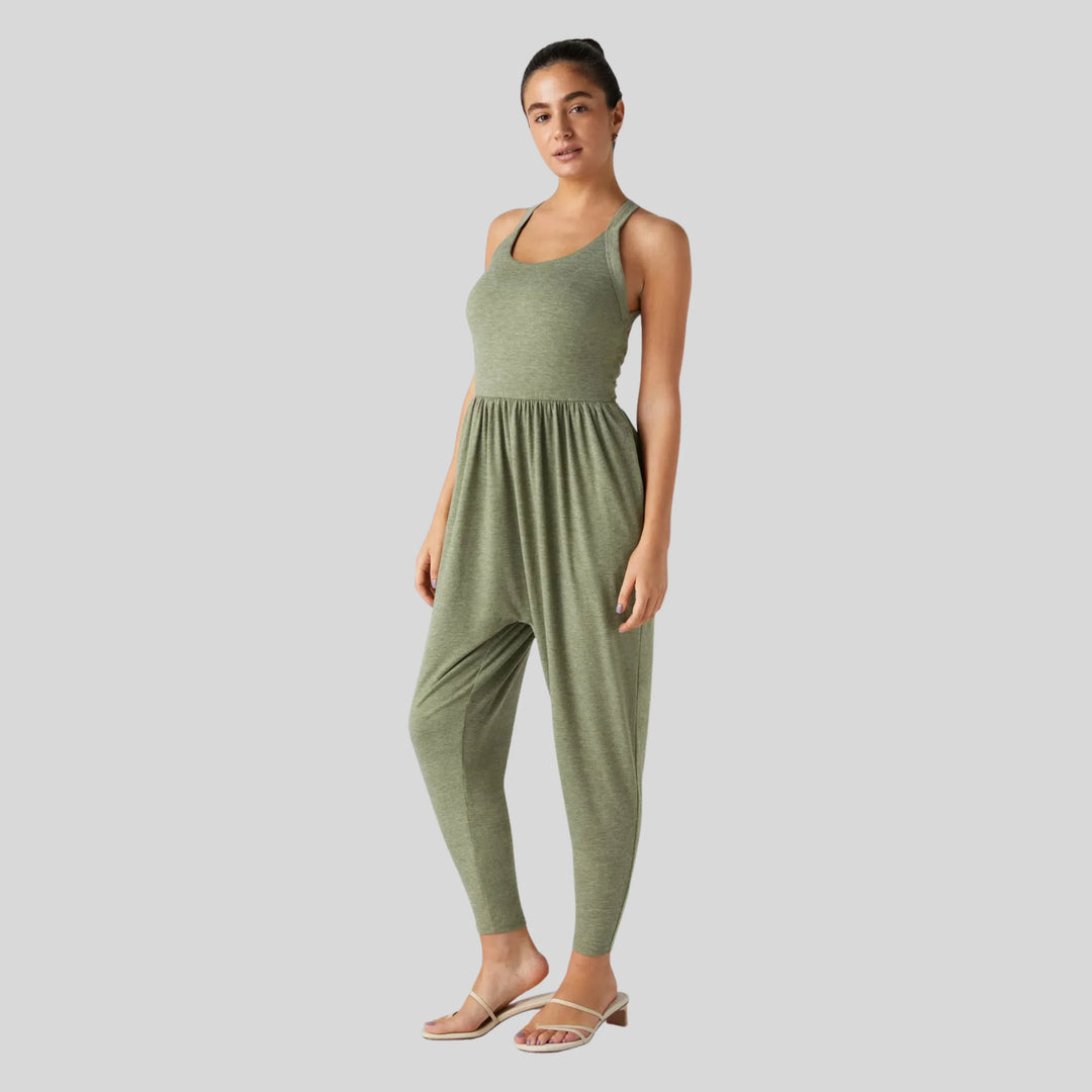 DAYEA™ – Comfy Backless U-Neck Lounge Jumpsuit - MABEL LONDON