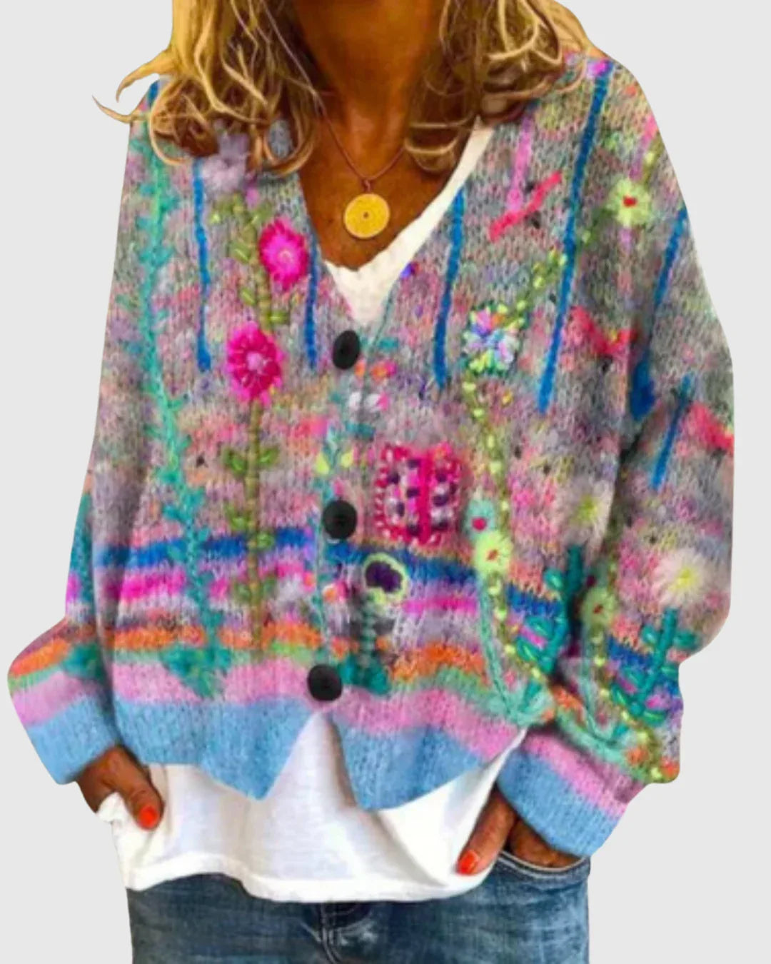 Selina | Floral Cardigan - MABEL LONDON