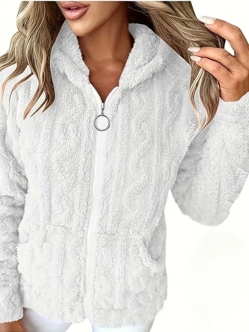 Ruth | Classic Zip-Up Hoodie - MABEL LONDON