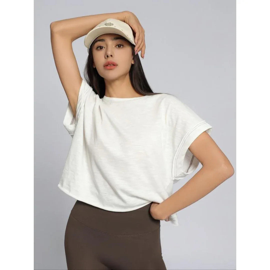 SEREIA™ - Everyday Cut Out Hemline Womenswear Top - MABEL LONDON