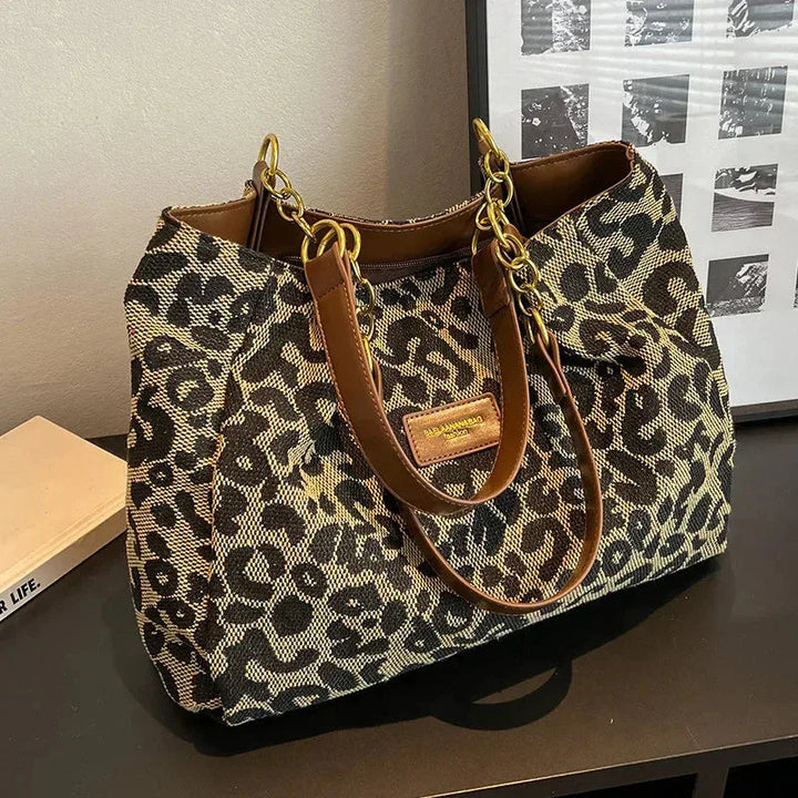Tavira | Leopard Charm Tote - MABEL LONDON