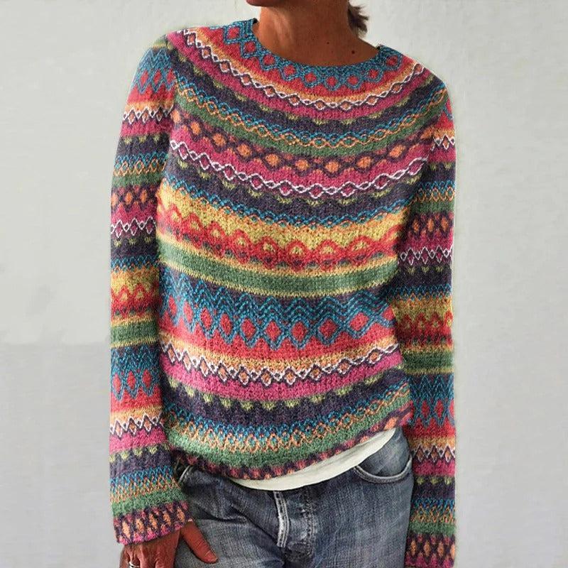 BLAIRE™ - Colorful Fair Isle Sweater - MABEL LONDON