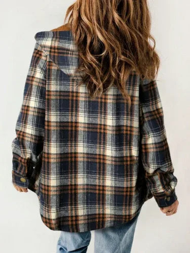 HANNAH™ - Chic Plaid Jacket - MABEL LONDON