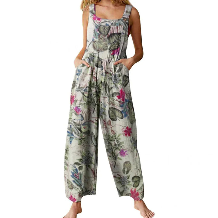 MAELANI™ – Relaxed Casual Dual Pocket Overall Jumpsuit - MABEL LONDON