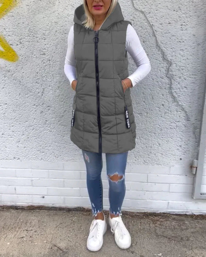 CELESTE™ - Sleeveless Puffer Jacket - MABEL LONDON