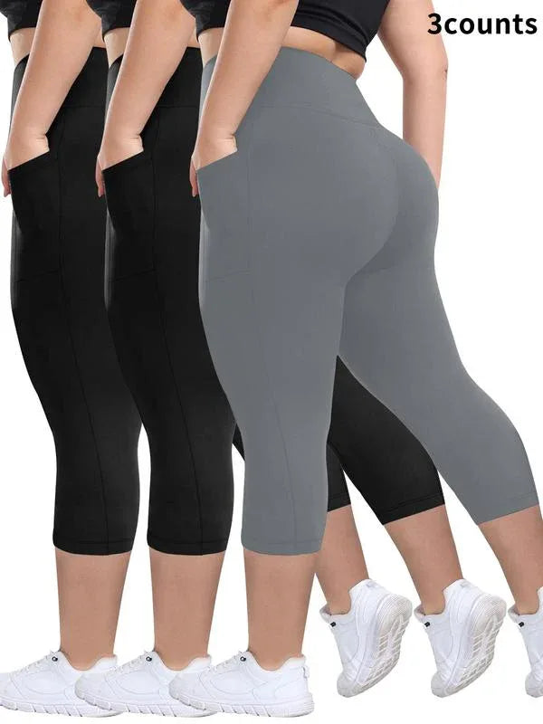 MIRA™ – Breathable 3-Pack Capris - MABEL LONDON