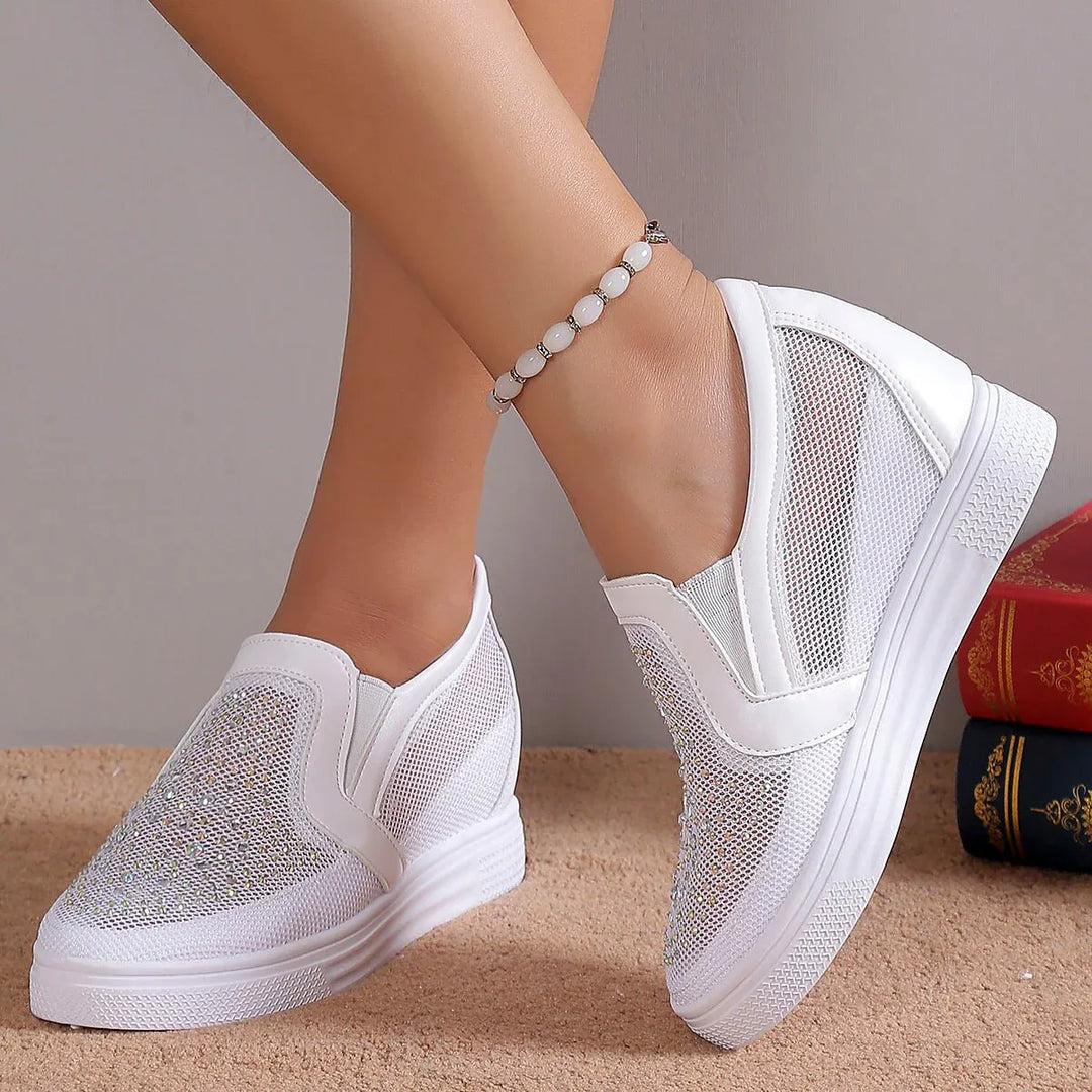 SABRINA™ - Modern Sparkle Sneakers - MABEL LONDON