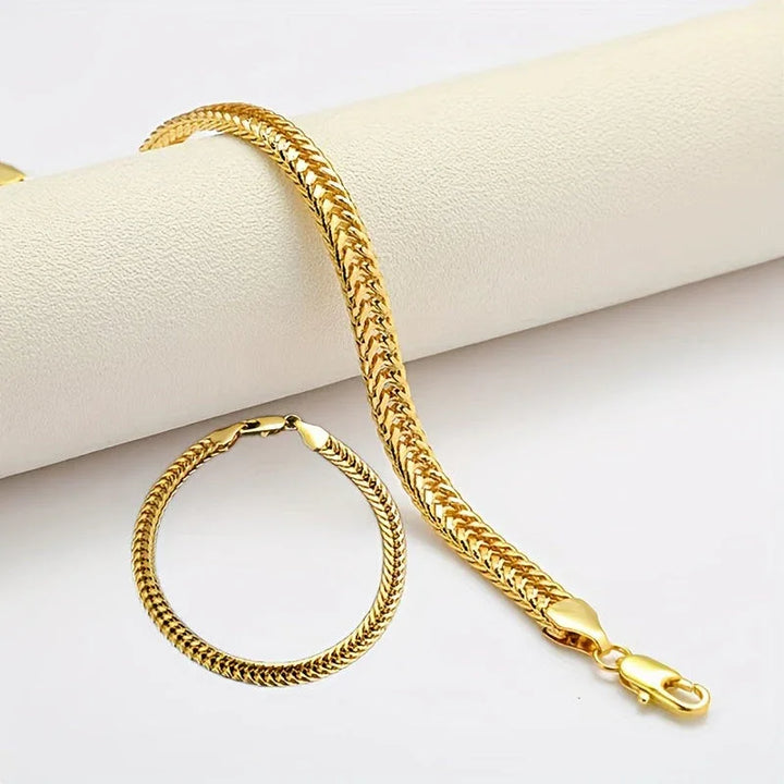 Unisex Fox Tail Necklace & Bracelet Set - MABEL LONDON