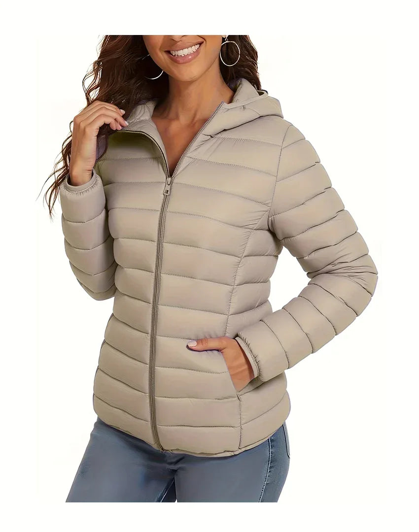Olivia | Ultra-Light Down Jacket - MABEL LONDON