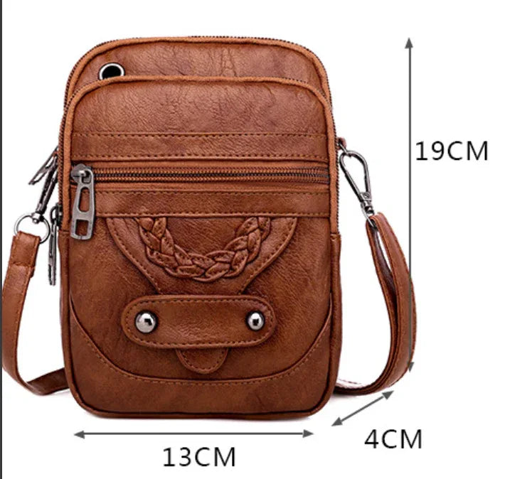 Irena | Vintage Leather Bag - MABEL LONDON