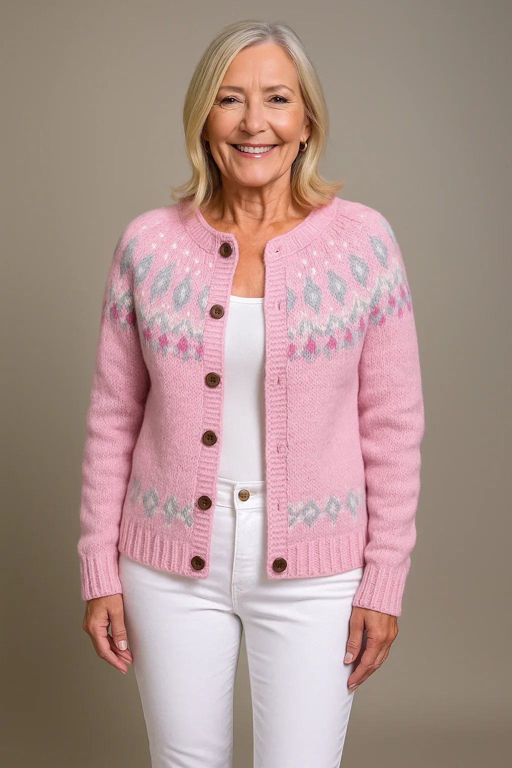 SOFIE | PINK COMFORT CARDIGAN - MABEL LONDON