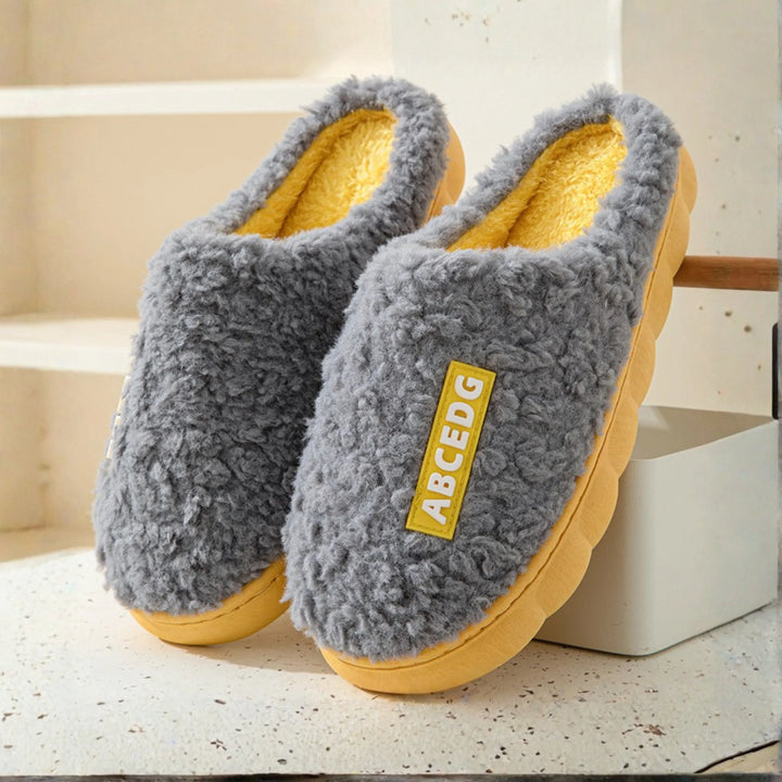 DAMINI™ - Comfy Fluffy Indoor Plush Non-Slip Slippers - MABEL LONDON