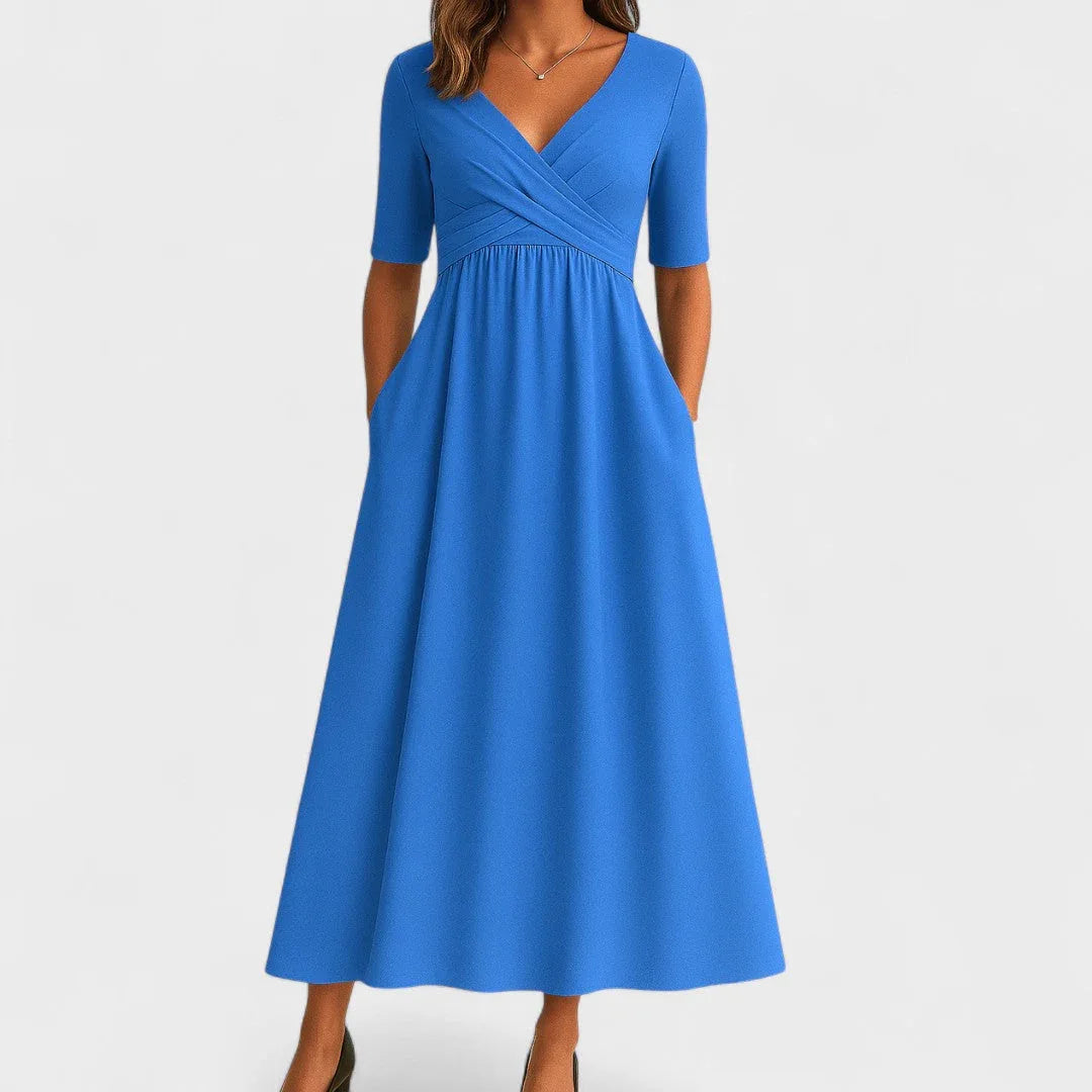 Ida | Elegant Midi Dress - MABEL LONDON