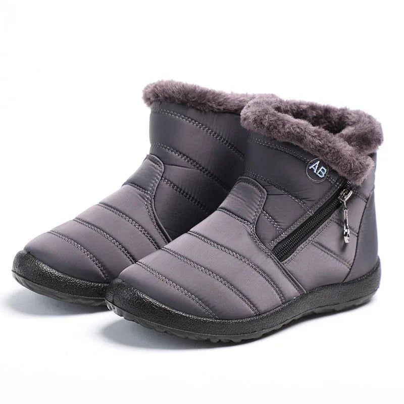 ROWAN™ - Warm Fur Lined Waterproof Winter Boots - MABEL LONDON