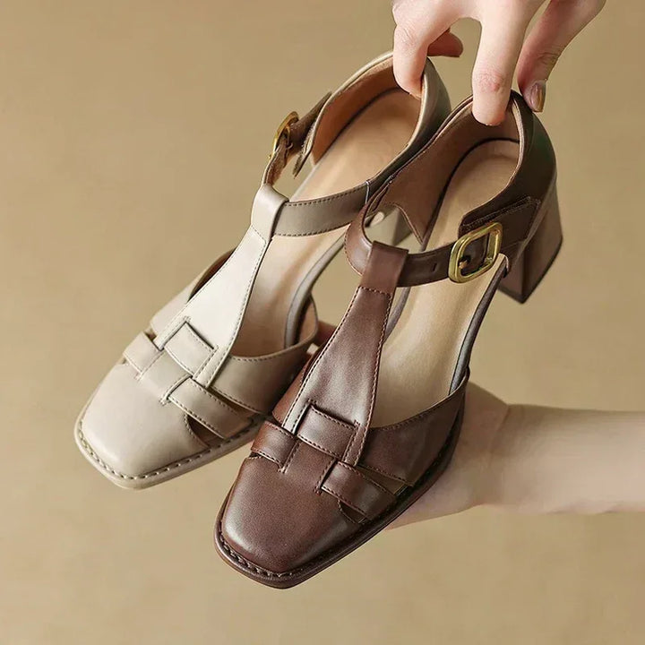 Belliora | Square Toe Summer Sandals - MABEL LONDON