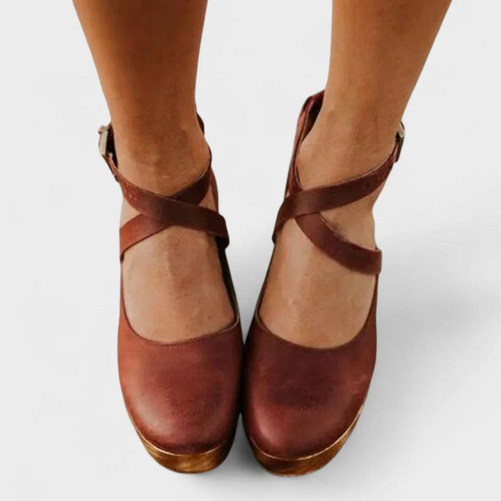 ELARU™ – Classic Comfort Wedge Sandals - MABEL LONDON