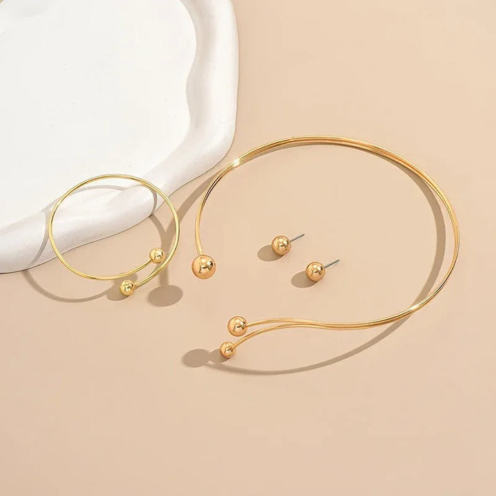 Modern Geometric Jewelry Set - MABEL LONDON