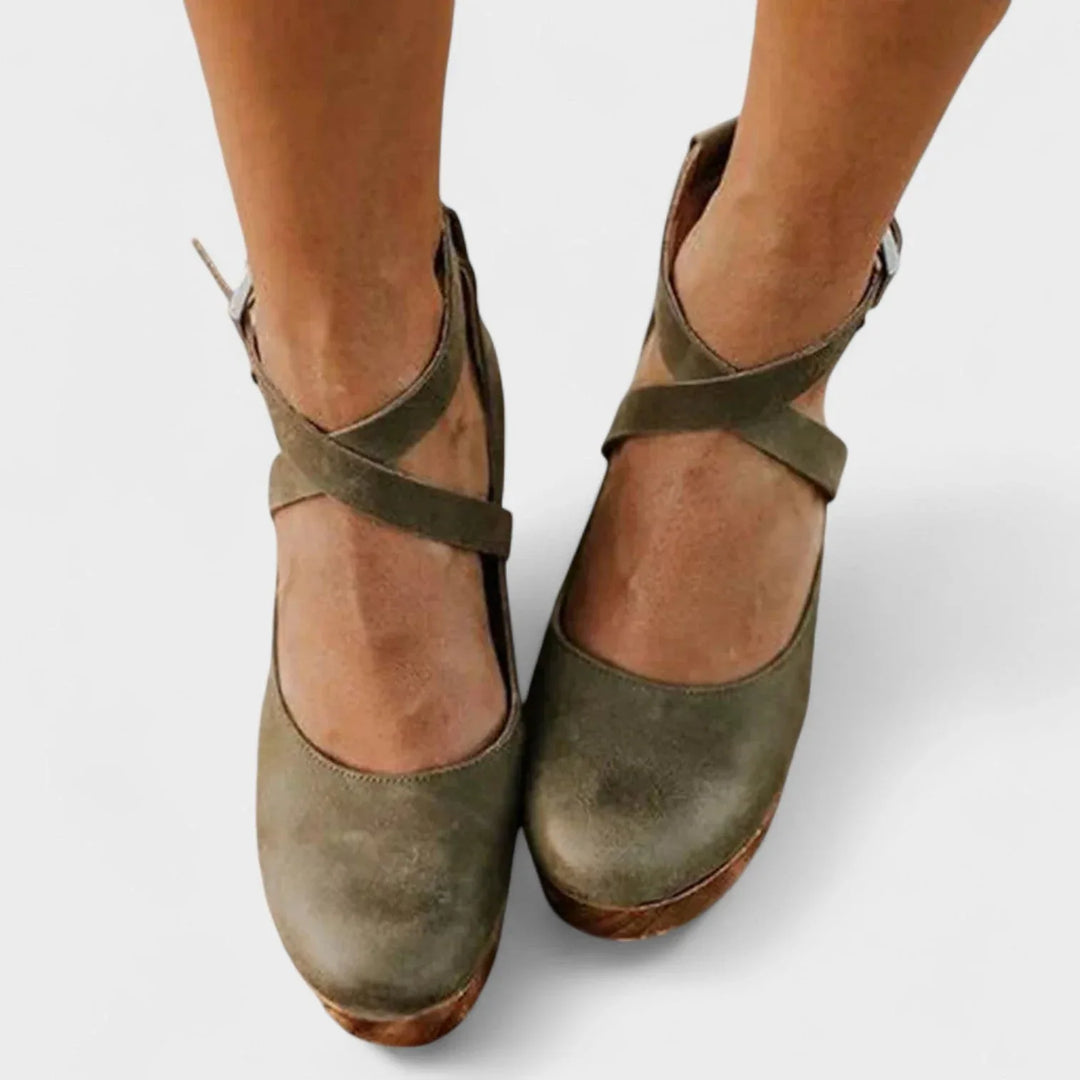 ELARU™ – Classic Comfort Wedge Sandals - MABEL LONDON