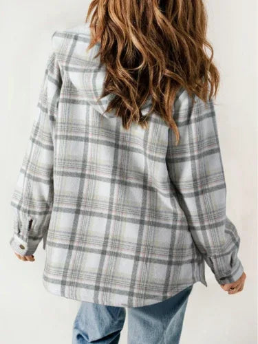 HANNAH™ - Chic Plaid Jacket - MABEL LONDON