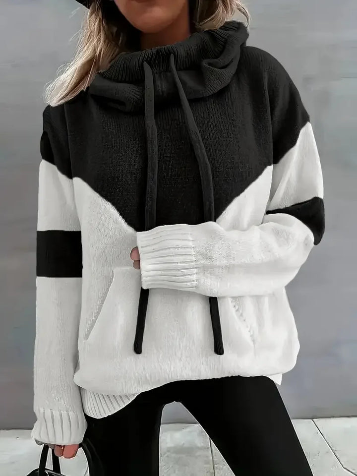 RÍONA™ - Dual-Tone Cosy Hoodie - MABEL LONDON