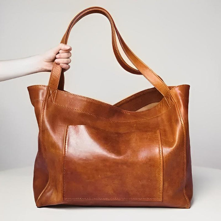 Oriane | Retro Leather Bag - MABEL LONDON