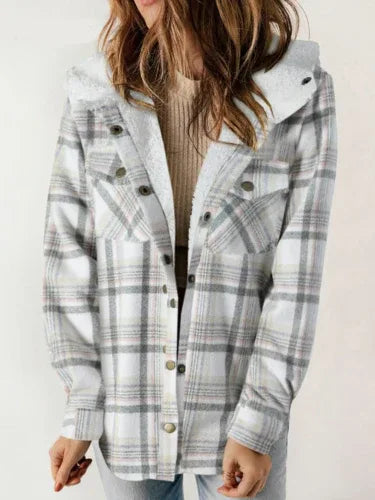 HANNAH™ - Chic Plaid Jacket - MABEL LONDON