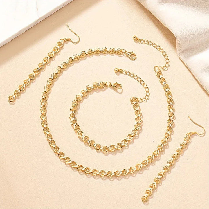 Elegant 3-Piece Jewelry Set - MABEL LONDON