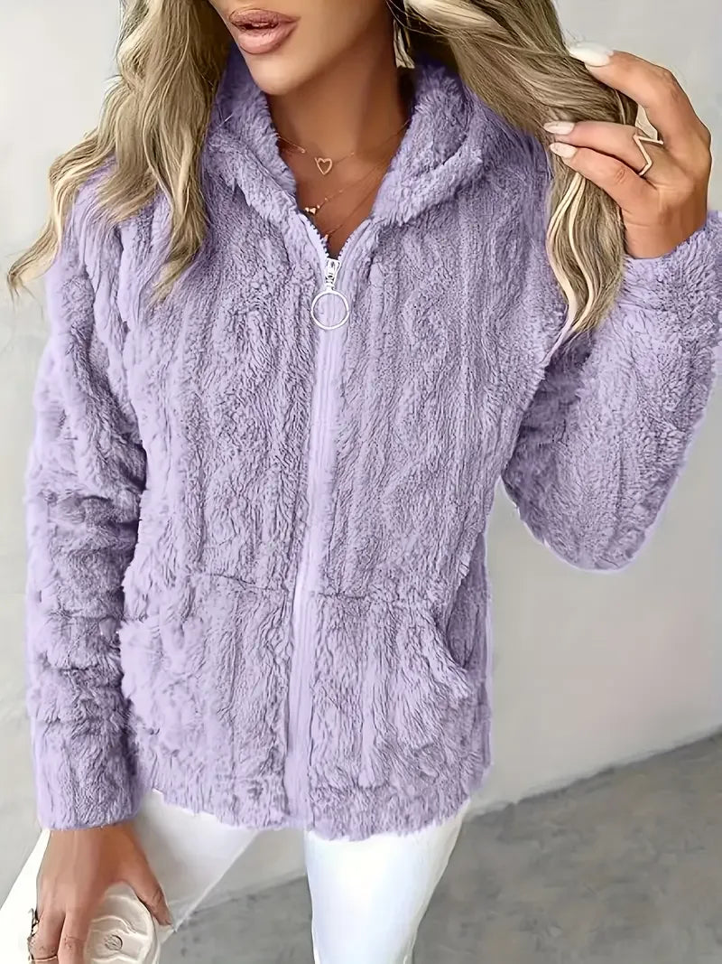 Ruth | Classic Zip-Up Hoodie - MABEL LONDON