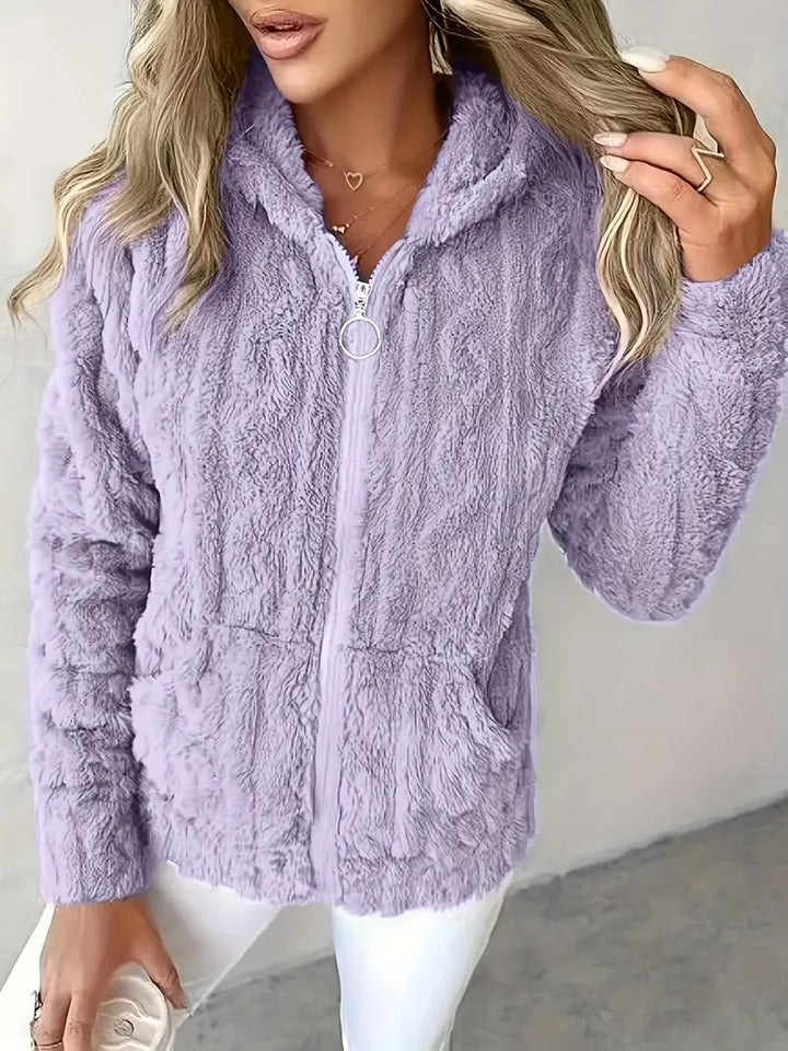 Ruth | Classic Zip-Up Hoodie - MABEL LONDON