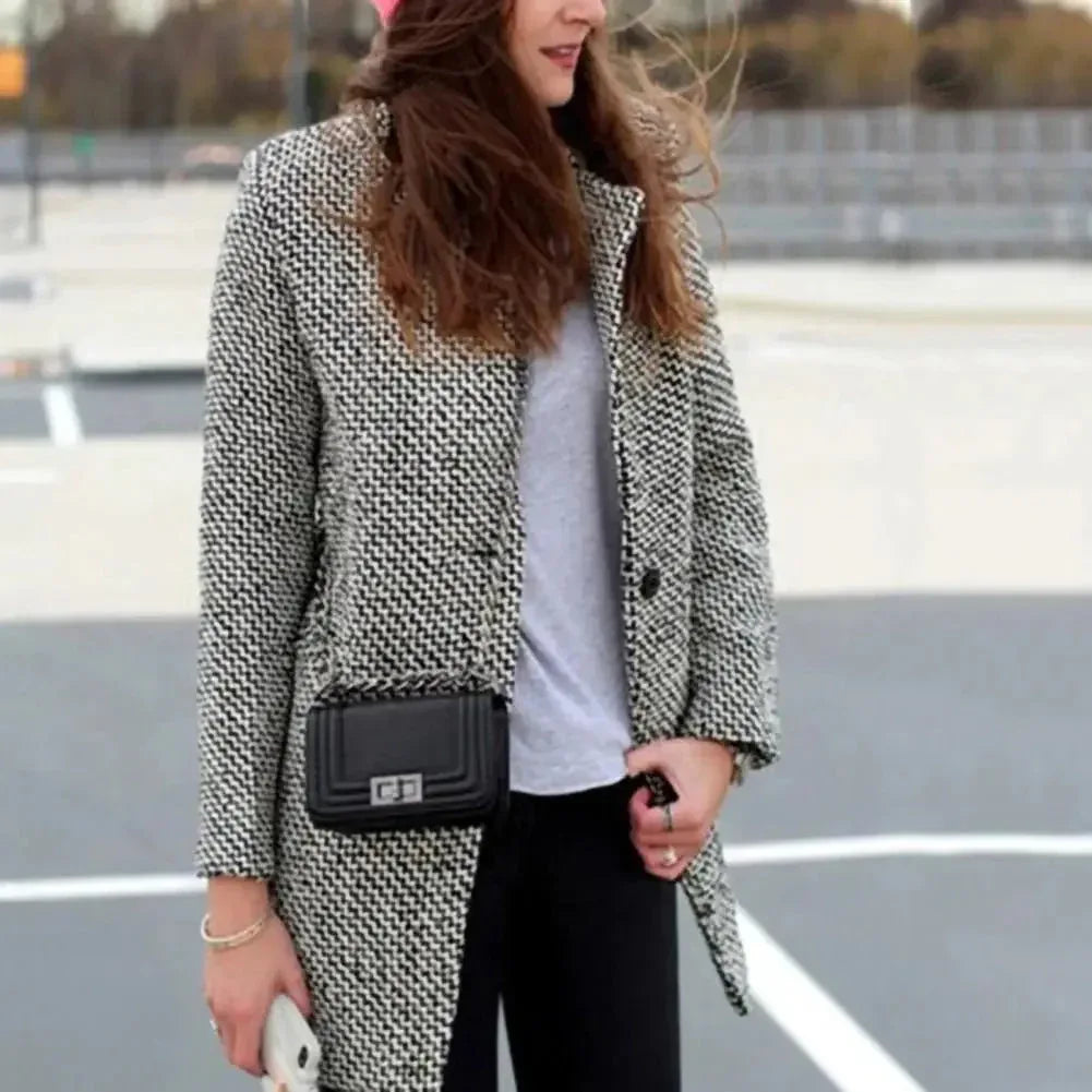Evadine | Elegant Long Coat - MABEL LONDON