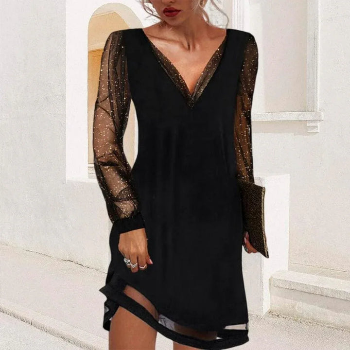 LILA™ - Lace Sleeve Dress - MABEL LONDON