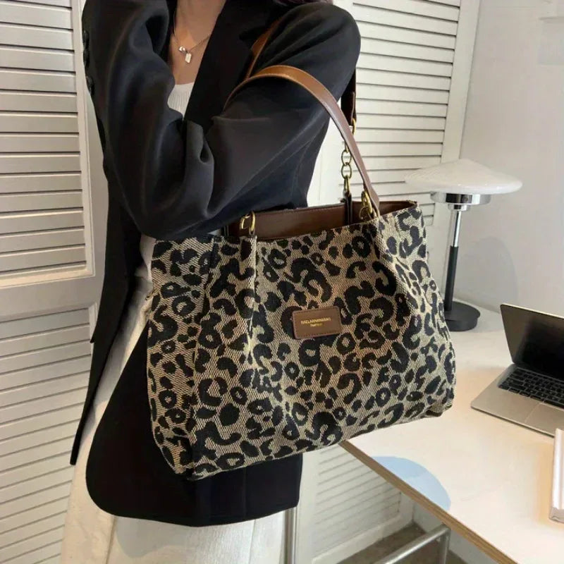 Tavira | Leopard Charm Tote - MABEL LONDON