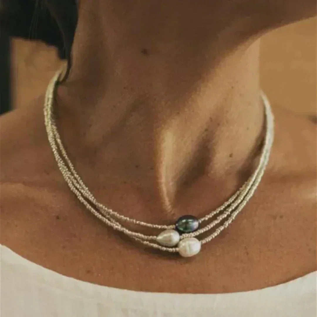 Vintage Fresh Water Pearl Necklace - MABEL LONDON