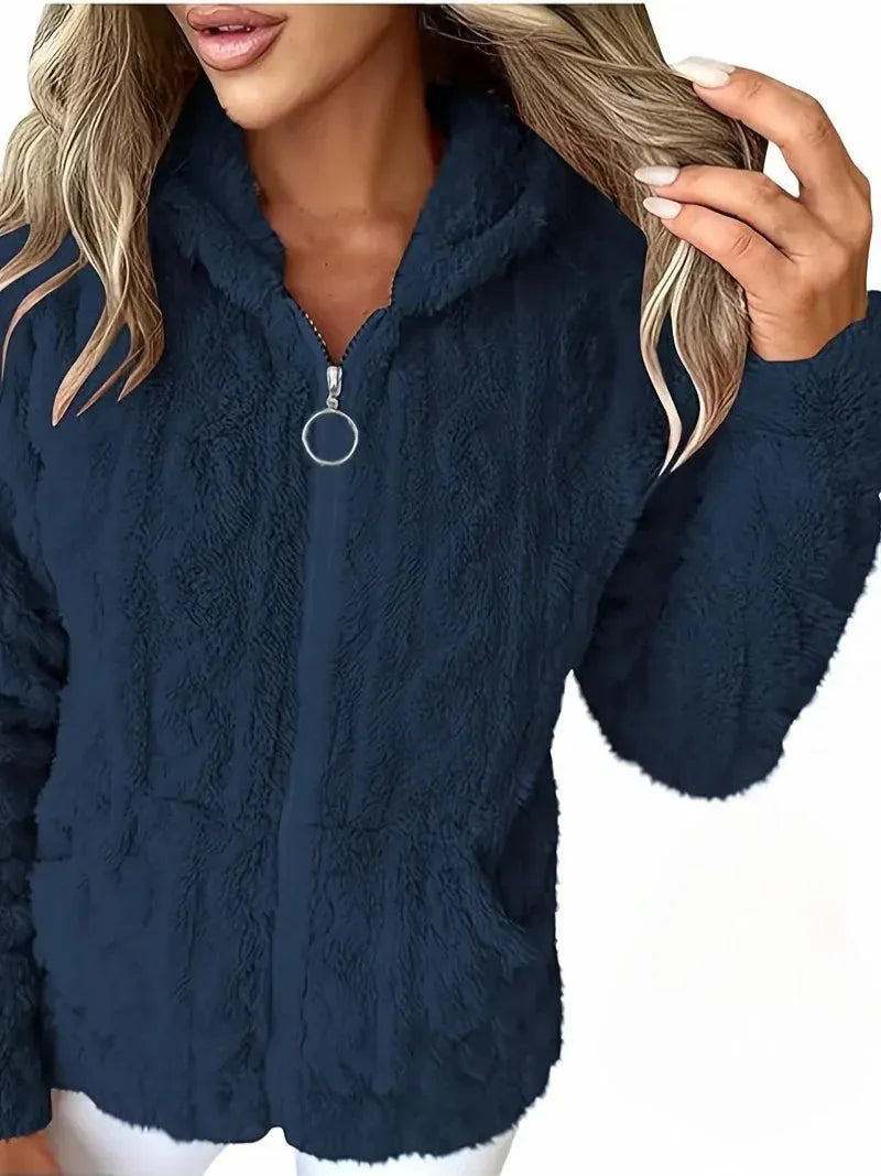 Ruth | Classic Zip-Up Hoodie - MABEL LONDON