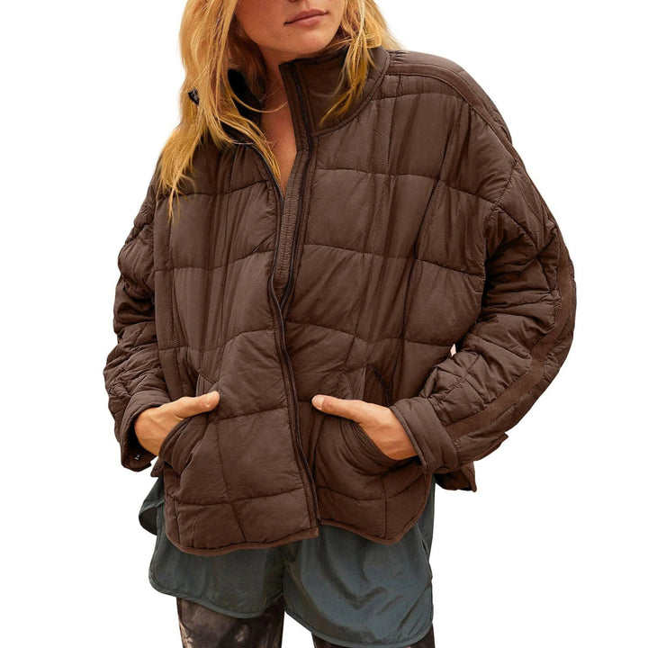 APRIL™ – Lightweight Compact Zip Puffer Jacket - MABEL LONDON