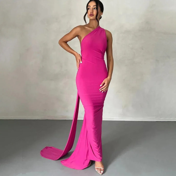 KARILYN™ – Elegant Sleeveless Evening Halter Bodycon Dress - MABEL LONDON