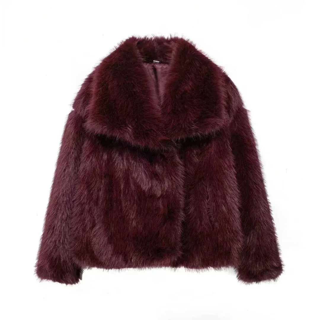 Fiorina | Faux Fur Jacket - MABEL LONDON
