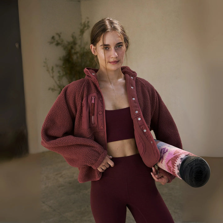 MANCY™ - Casual Button Down Cropped Jacket - MABEL LONDON