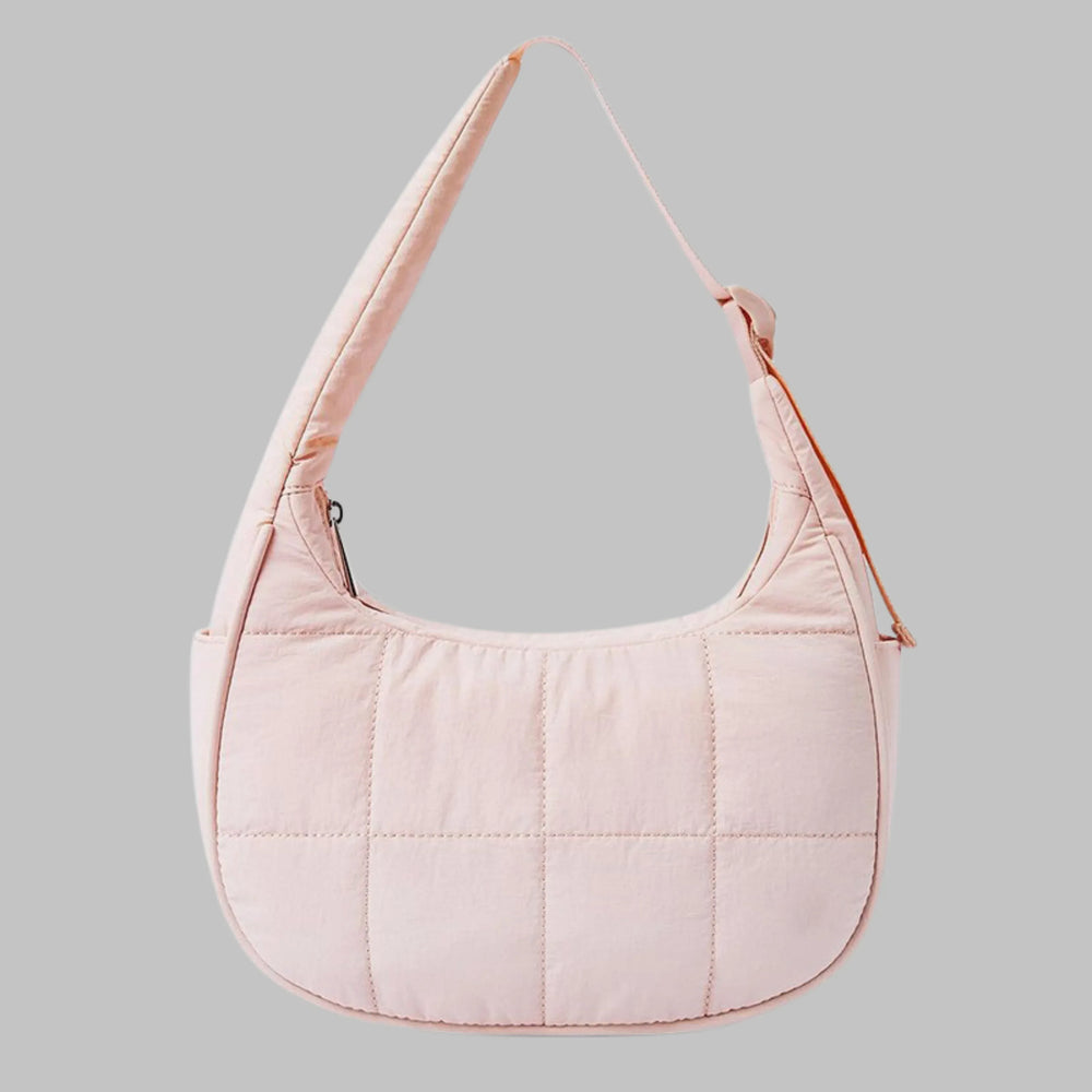 ZARIAH™ - Chic Mini Puffer Crescent Shoulder Bag - MABEL LONDON